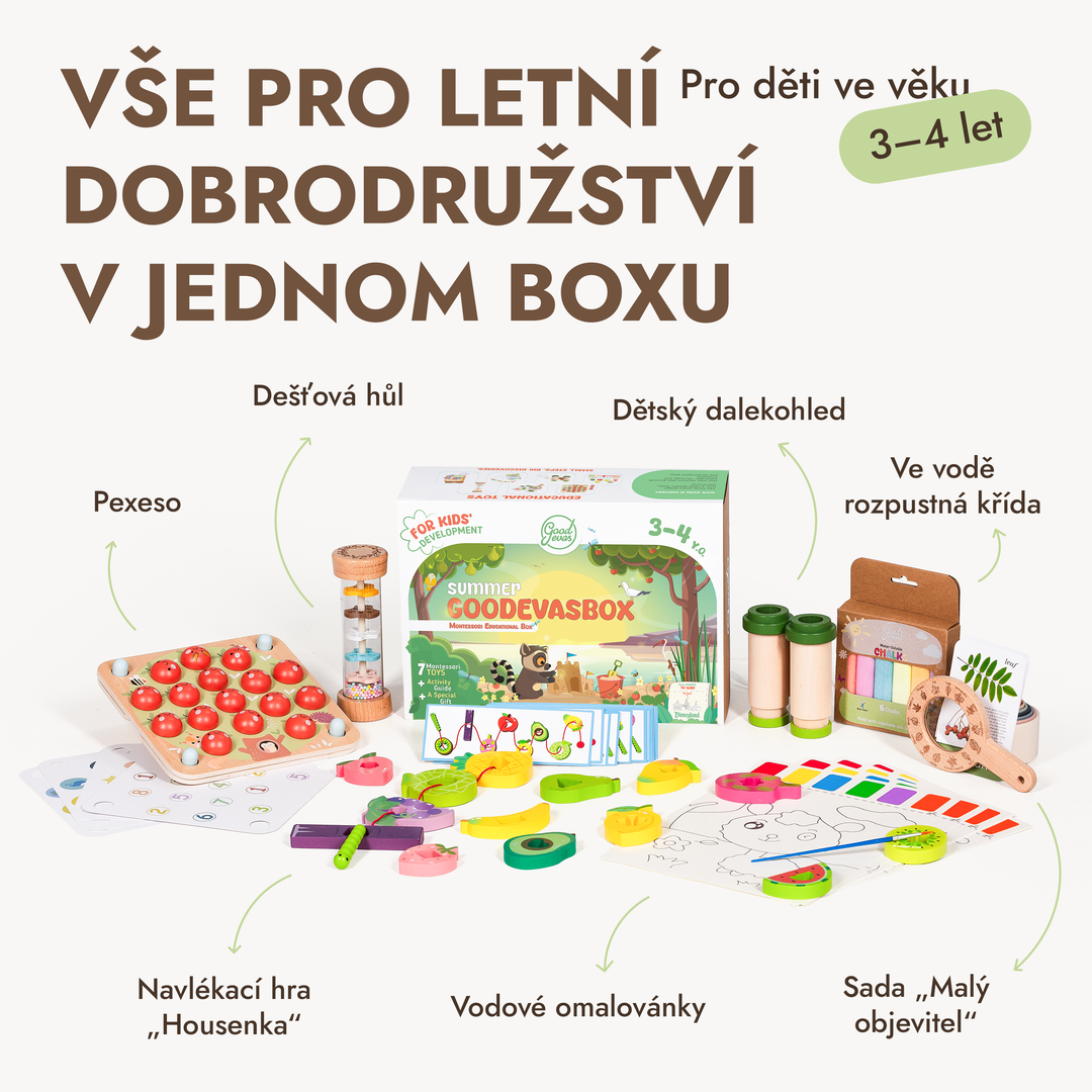 Letní hrací sada pro děti (3–4 roky) — GoodevasBox