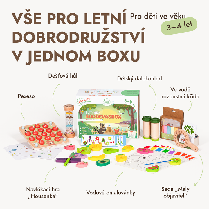 Letní hrací sada pro děti (3–4 roky) — GoodevasBox