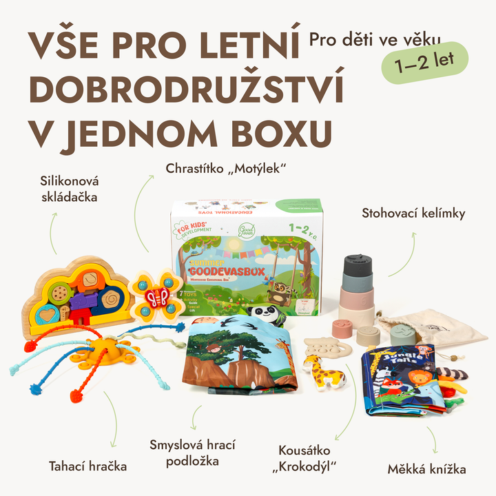 Letní hrací sada pro děti (1–2 roky) — GoodevasBox