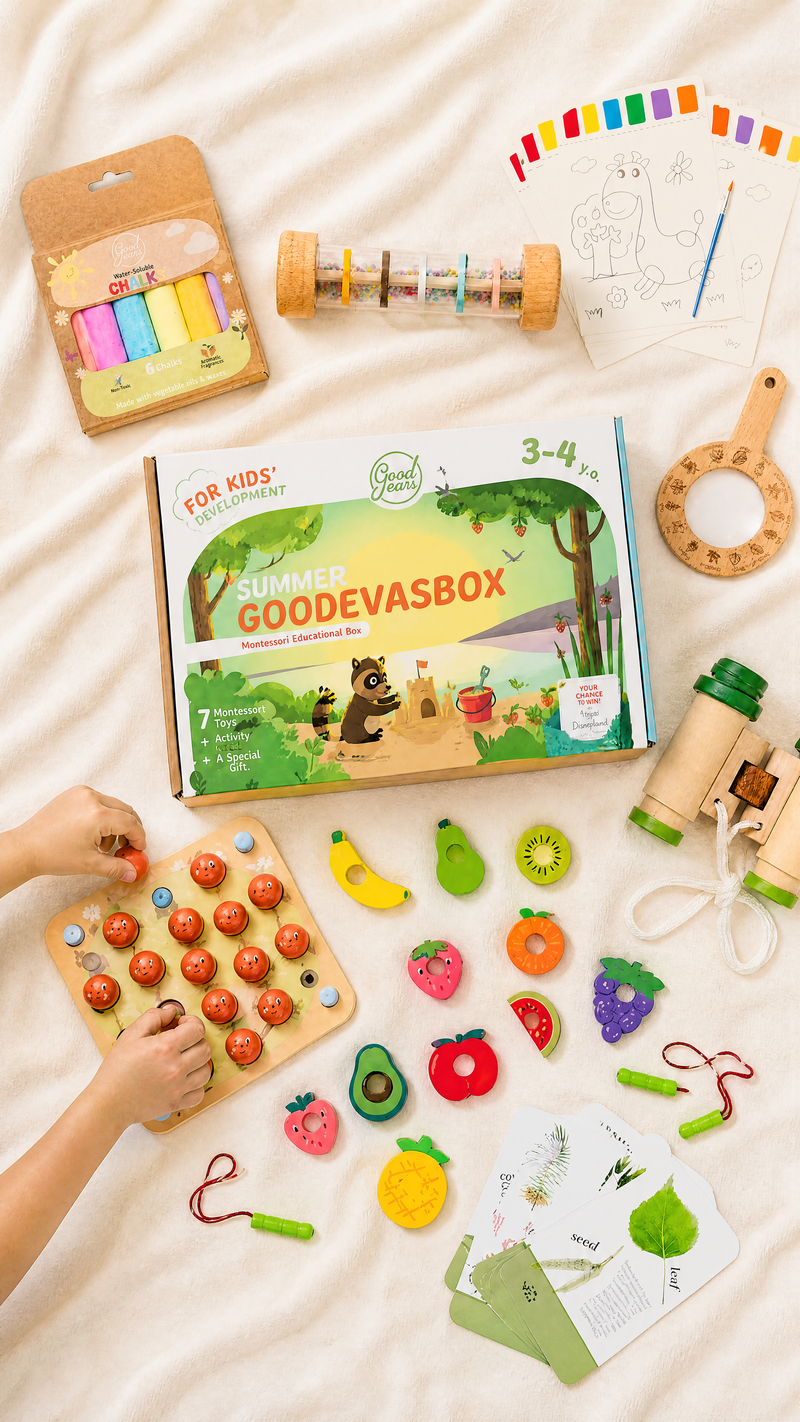 Letní hrací sada pro děti (3–4 roky) — GoodevasBox
