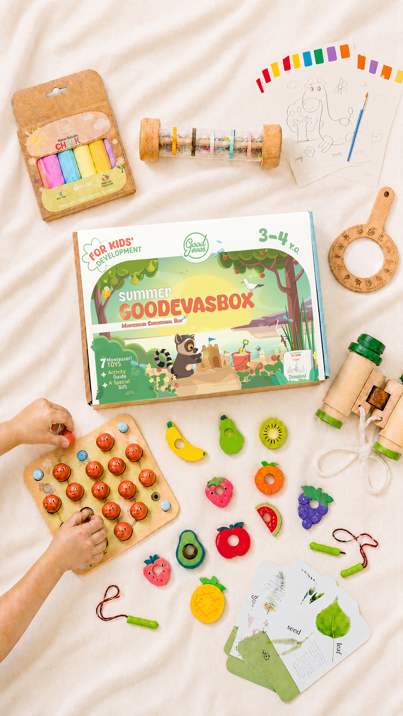 Letní hrací sada pro děti (3–4 roky) — GoodevasBox