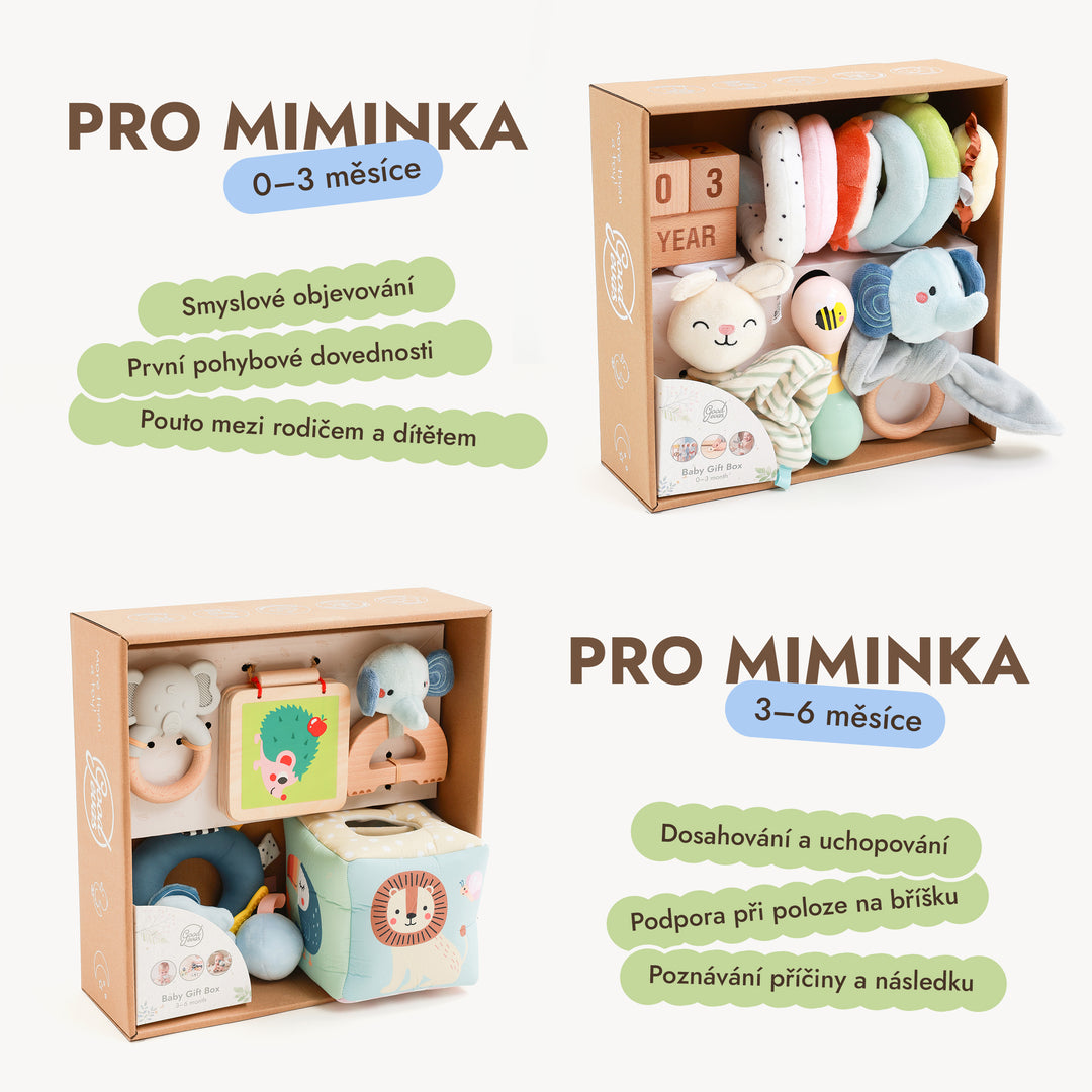 BabyBox — Herní sady pro první rok (0–12 měsíců)