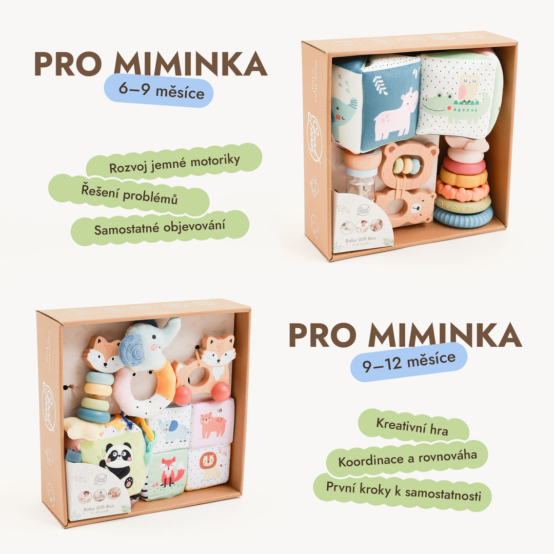 BabyBox — Herní sady pro první rok (0–12 měsíců)