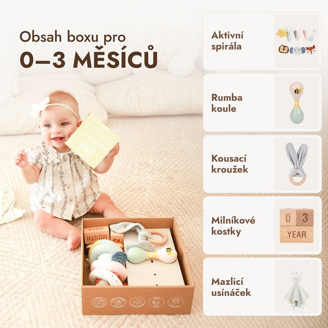 BabyBox — Herní sady pro první rok (0–12 měsíců)