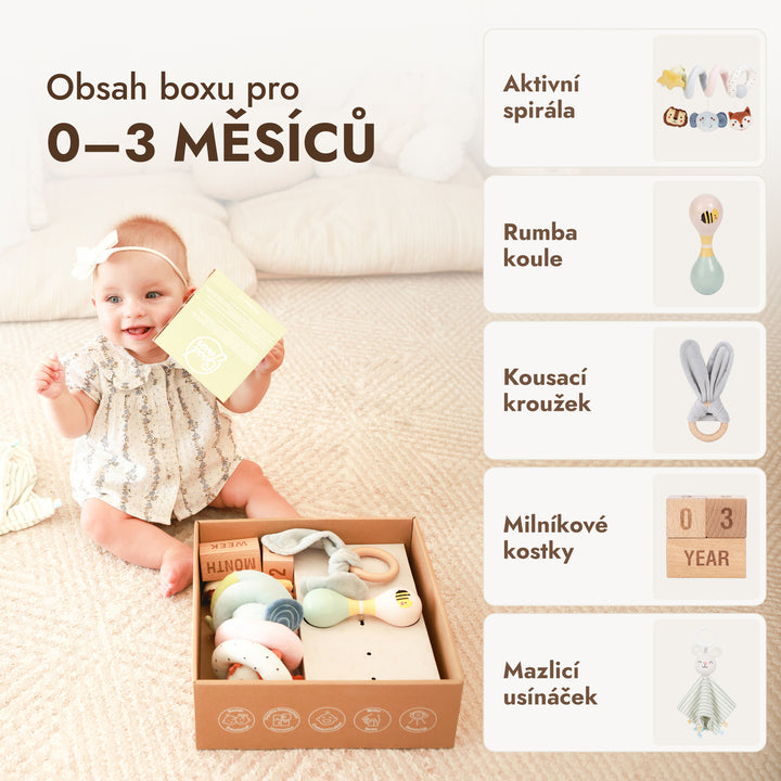 BabyBox — Herní sady pro první rok (0–12 měsíců)