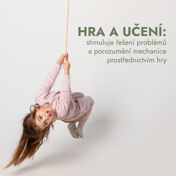 Houpačka a sada na šplhání 3v1: Provazový žebřík, Gymnastické kruhy a houpací disk