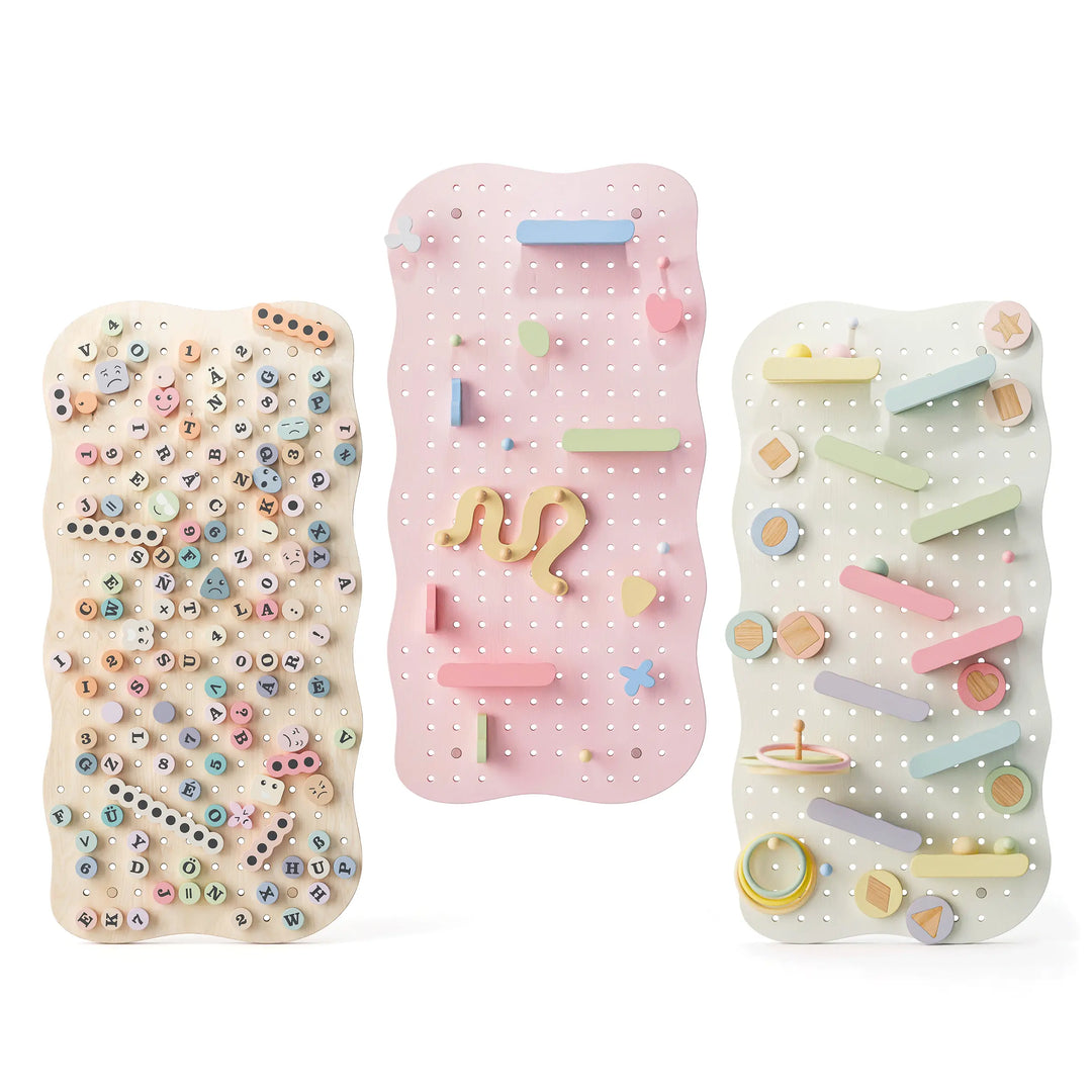 Dřevěný pegboard do dětského pokoje — GoodevasBoard