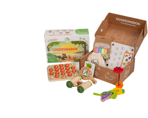 Letní hrací sada pro děti (3–4 roky) — GoodevasBox