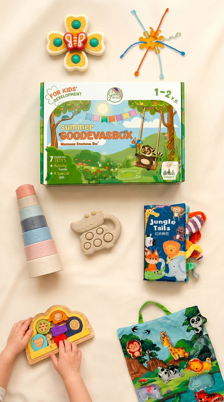 Letní hrací sada pro děti (1–2 roky) — GoodevasBox